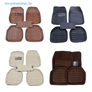 Lutomb 5pcs Tapetes De Piso Automático Pés Carpetes Estilo De Carro Para Duster Premium Full Set BR