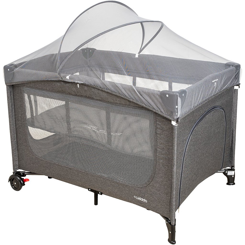 Berço Cercado Desmontável Grafite - Dreams Kiddo em Oferta na Shopee