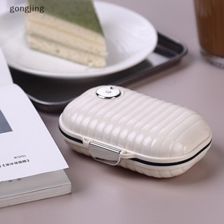 gongjing Seven Day Travel Mini Caixa Portátil De Medicamentos De Viagem High Beauty Multi Grids De Armazenamento Selada Para Pacote Split Jewelry Pill BR