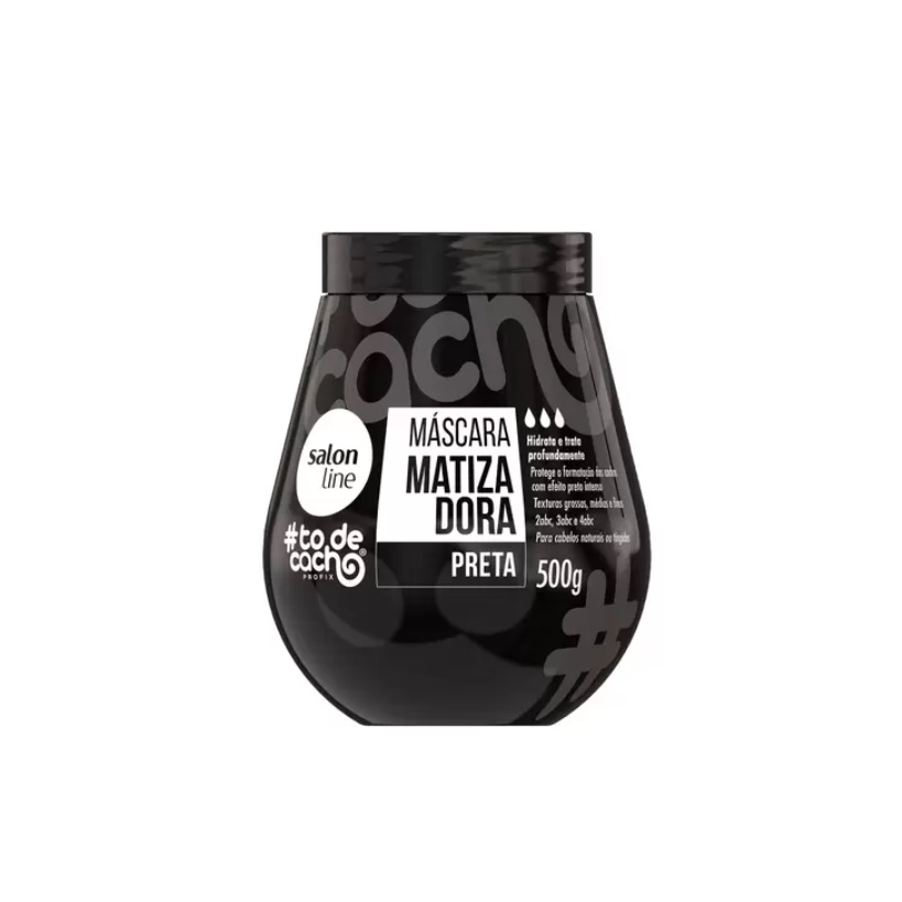 Máscara Matizadora Salon Line Preta Maionese Capilar 500g