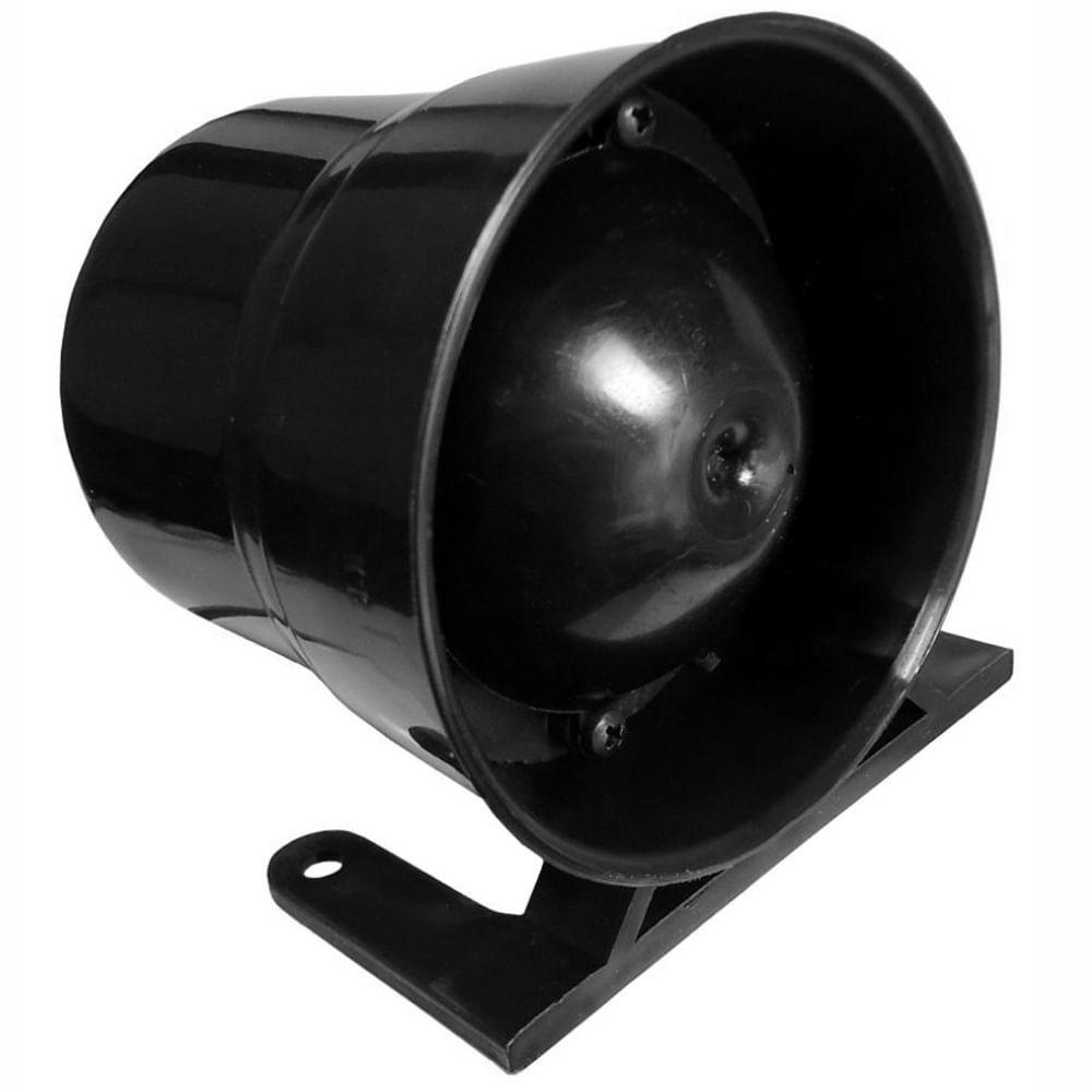 Sirene De Ré Piezoelétrica 24v 6 Sons 115db Preta em Oferta na Shopee