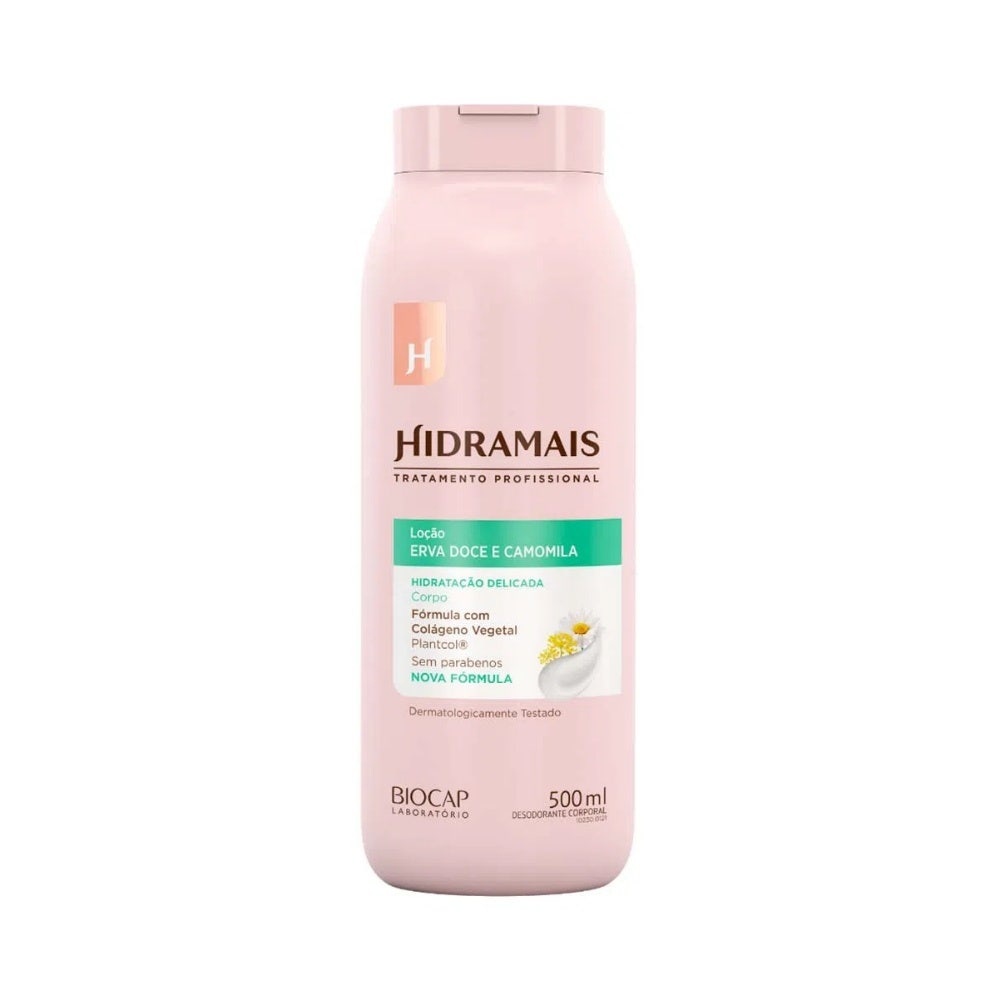 Loção Hidratante Hidramais Erva Doce e Camomila 500ml em Oferta na Shopee