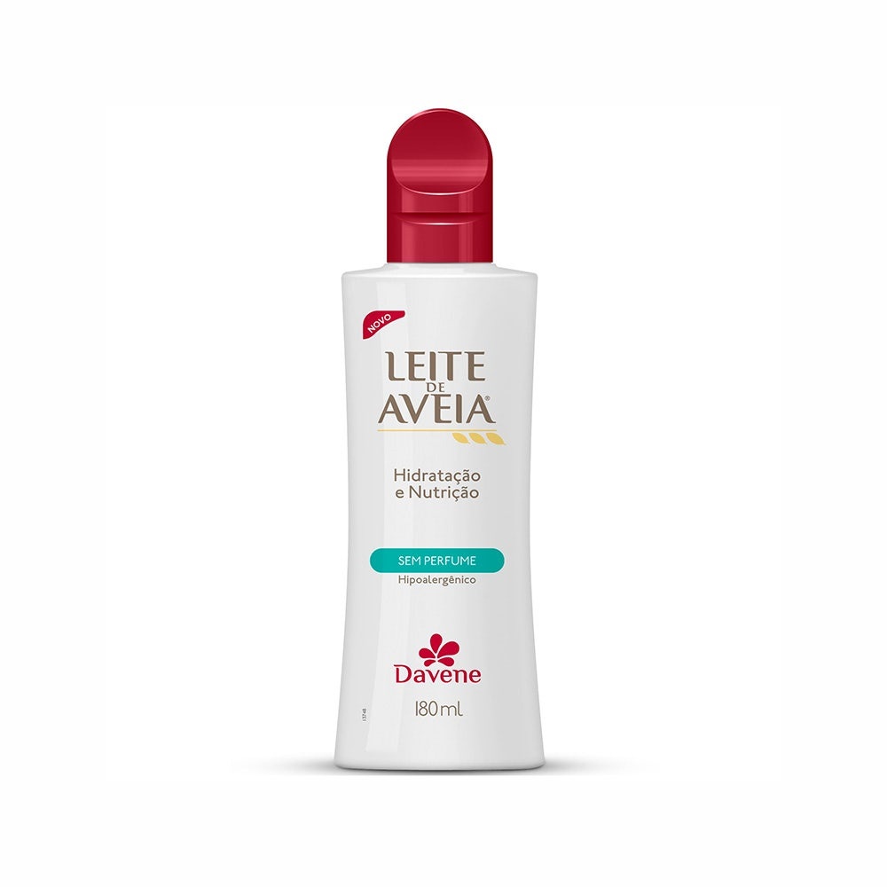 Loção Hidratante Leite De Aveia Davene Hipoalergênico 180ml - Beauty