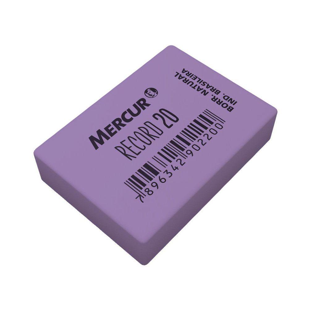 Borracha Record 20 Color Roxa - Mercur em Oferta na Shopee