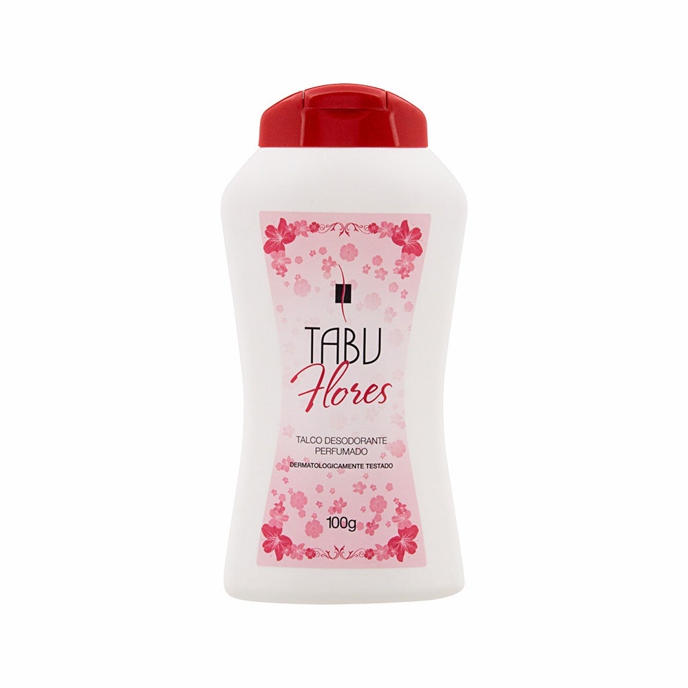 Talco Corporal Tabu Flores 100g em Oferta na Shopee