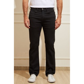 Calça Masculina Jeans Reta - Preto