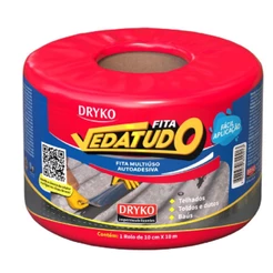 Fita Autoadesiva Asfáltica Vedatudo 10 cm x 10 Metros DRYKO