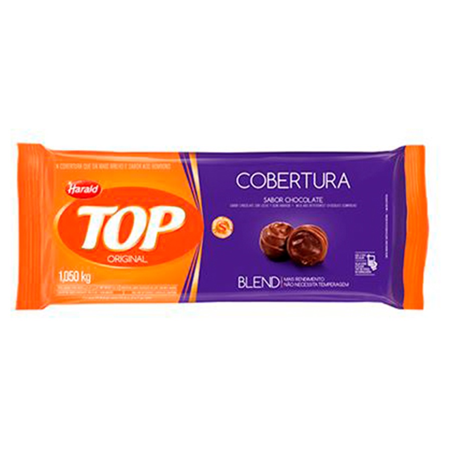 Cobertura em Barra Blend - Top - 1,010Kg - 1 unidade - Harald - Rizzo em Oferta na Shopee