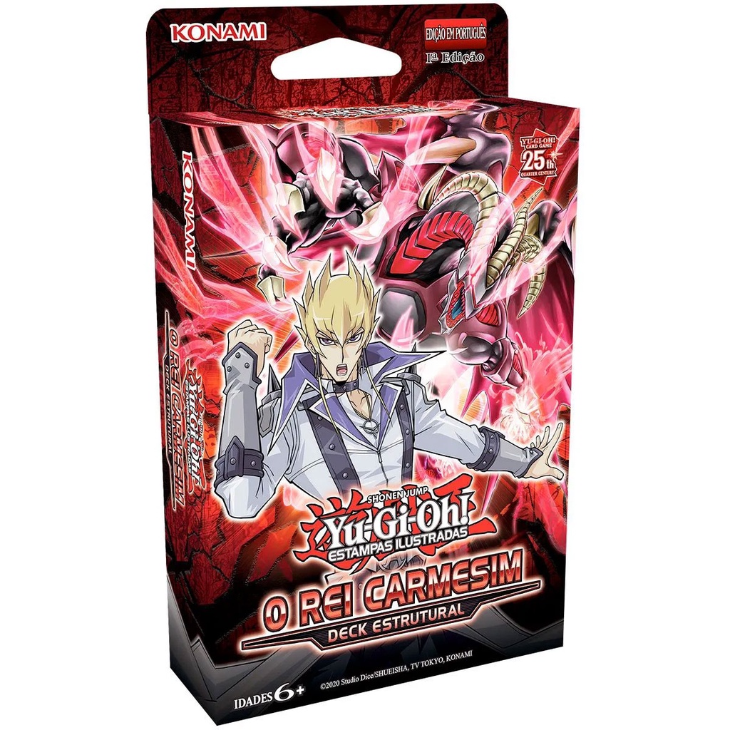 Deck Estrutural Yugioh - O Rei Carmesim - Unitário
