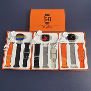 (Entrega rápida) 2023 S9 Ultra Relógio Inteligente TWS Fone De Ouvido Dois Em Um Smartwatch 2,02 Polegadas PK 8 Série