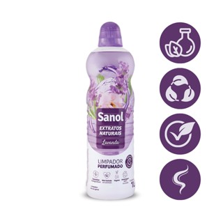 Limpador Perfumado Sanol Extratos Naturais Lavanda 1L