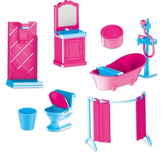 CASINHA DE BONECA COLECAO JUDY HOME BANHEIRO