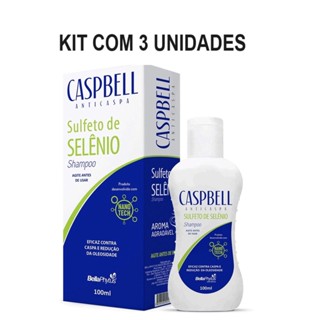 Kit Caspbell Sulfeto De Selênio Com 3 Unidades De 100ml Cada