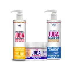 Kit Juba Shampoo, Condicionador e Máscara 500ml - Widi Care