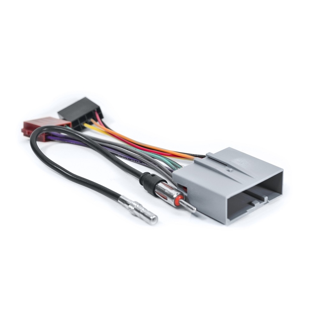 Kit Fácil Fusion 2009 até 2012 e Ecosport até 2011 Chicote Ligação do Som Automotivo e Adaptador Antena Expex FAC FD-001
