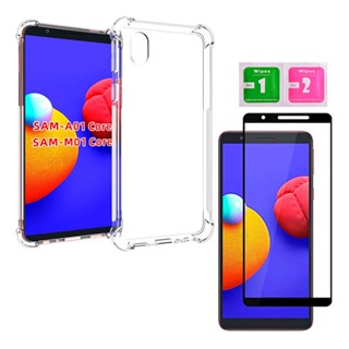 Capa Case Capinha Para Galaxy A01 Core + Película 3D Vidro Temperado