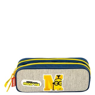 Estojo 2 Compartimentos Minions Tween College - Colorido em Oferta na Shopee