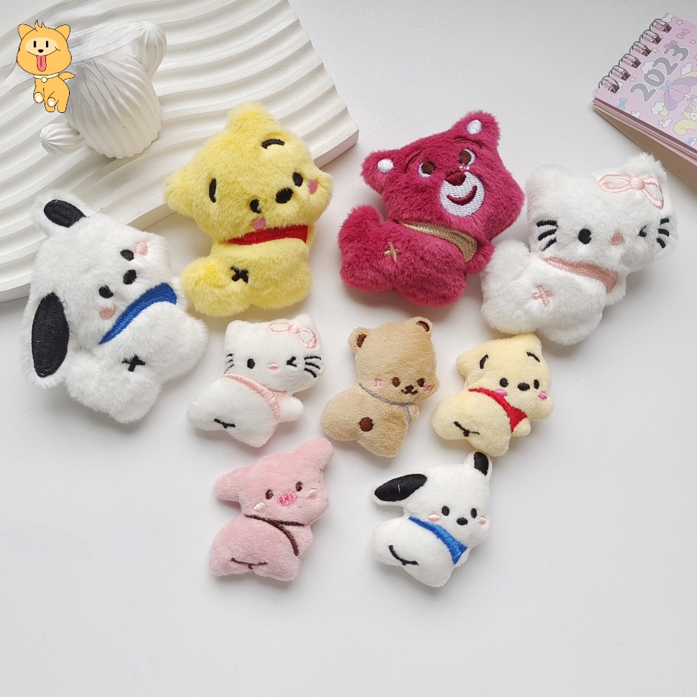 Boneca de Pelúcia de Pelúcia de Pelúcia de Animais de Estimação Boneca de Pelúcia de Animais de Estimação Boneca de Pelúcia de Urso Pequeno Gatinho Saco de Cachorro Acessórios