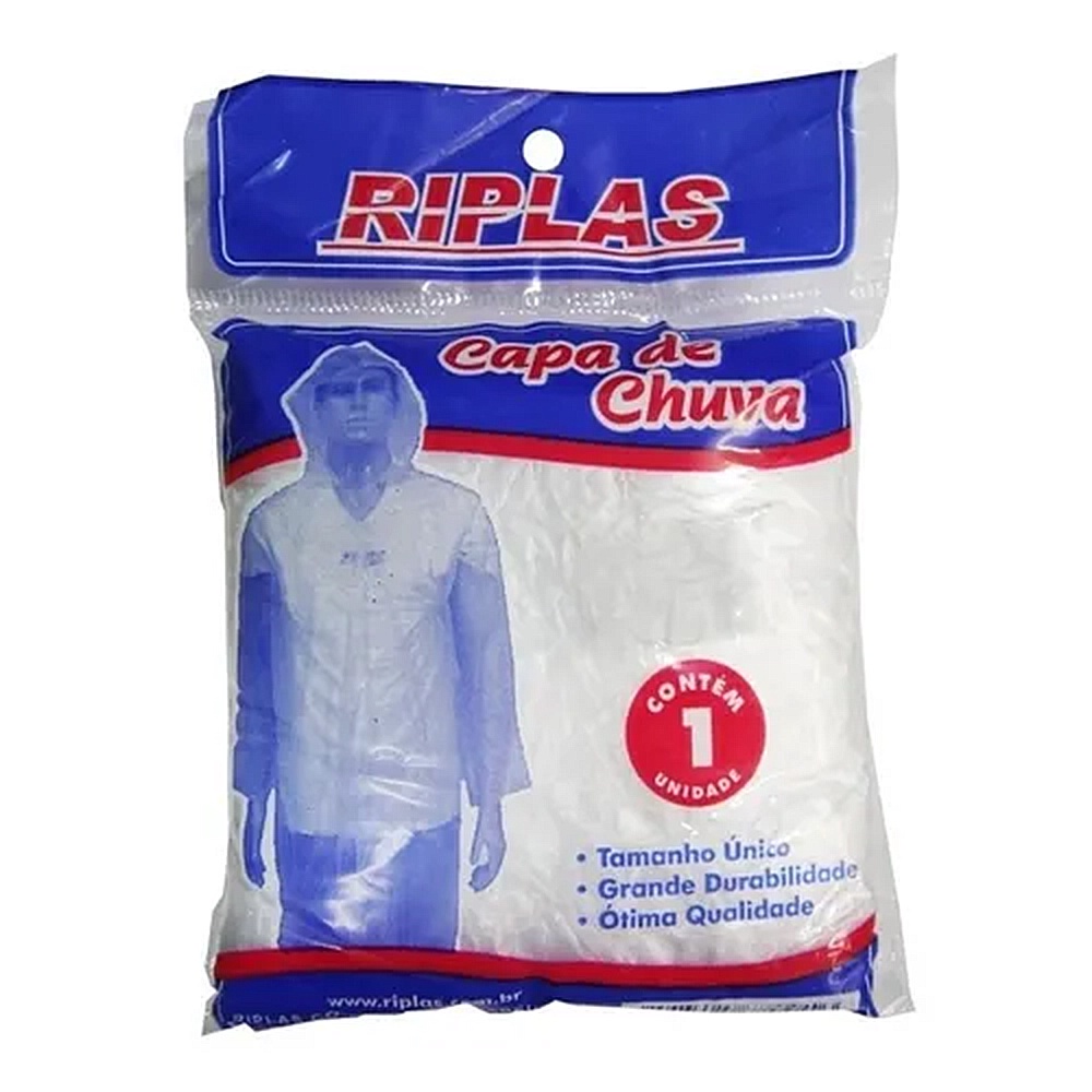 Detalhes do Capa de Chuva Descartável de Plástico 1pç