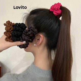 Lovito Laços De Cabelo Com Babados Básicos Fofos De Desenho Animado Para Mulheres LFA09119