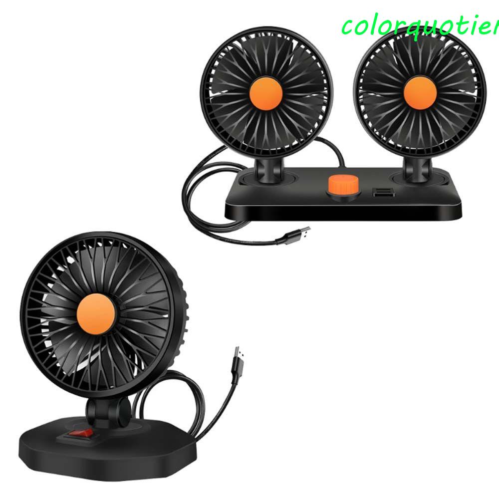 COLORQUOTIENT Ventilador De Ar Condicionado Para Carros Multi-Funcional USB Durável Acessórios Interiores Resfriador De Casa Mesa Resfriamento