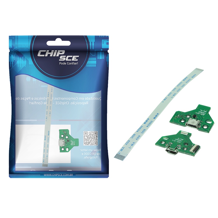 Módulo Usb P/ Controle Ps4 Jds-011 Com Cabo Flat