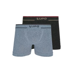 Kit com 2 Cuecas Boxer Lupo 733-004 Colorido