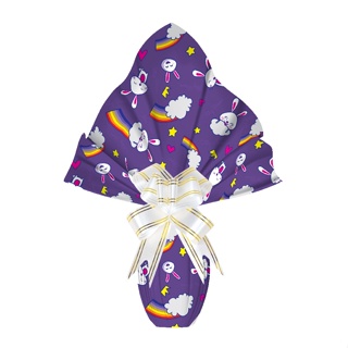 25 FOLHAS P/ OVO DE PÁSCOA METALIZADA 69X89 ROXO ARCO IRIS  Luckyfest em Oferta na Shopee