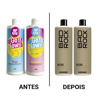 Kit Shampoo + Condicionador Bad Rock Go Now 1L