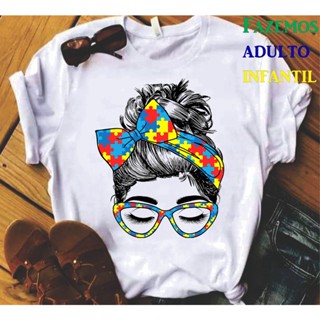 Camisa Autismo Camiseta Blusa T-shirt 12 Menina SH.