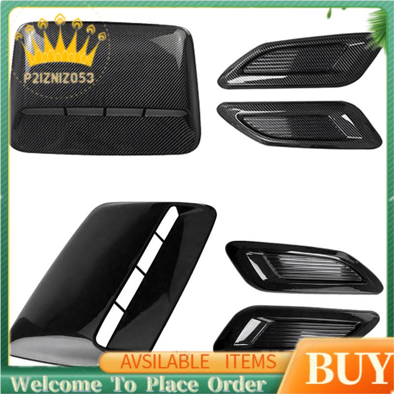 Car Capô De Entrada De Ar Scoop Decoração Do Centro De Cobertura Da Saída Lateral Auto Acessórios Exteriores Universal