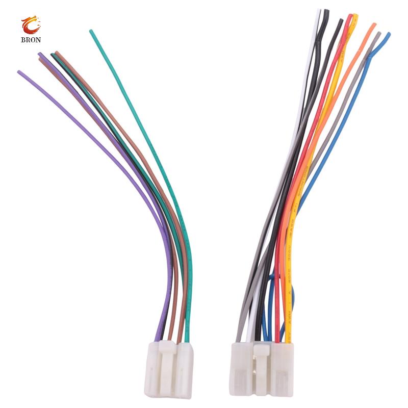 Cabo Conector De Fiação Universal Estéreo Cd Player Para Toyota/Scion/Subaru Adaptador De Fio O Mercado De Reposição De Rádio Plugues De 1 Par
