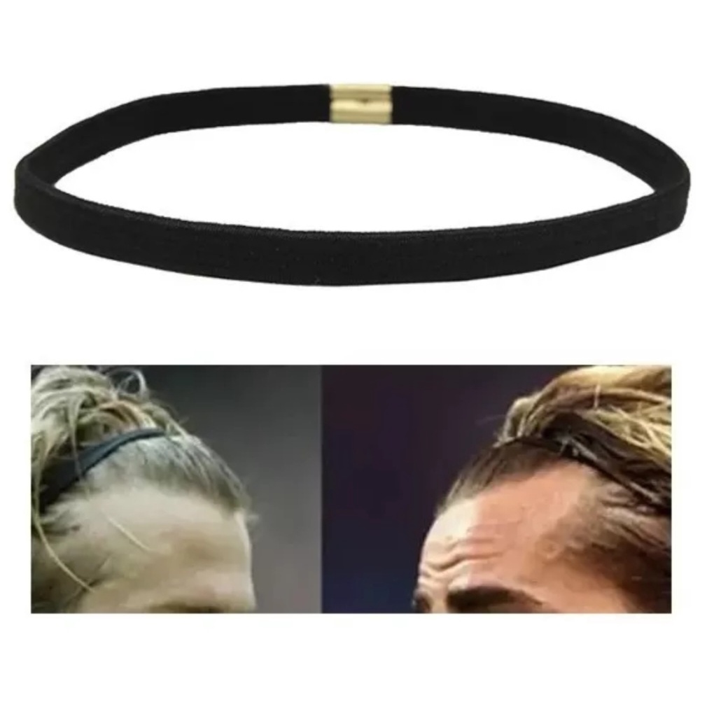 Faixa Pra Cabelo de Elástico Headband Tiara Afro Puf Kit 6 Unidades