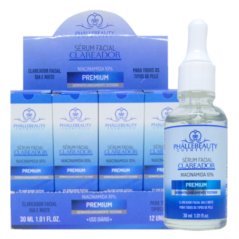 12 Serum Facial Clareador PH0557 - Phallebeauty
