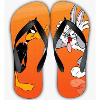 Chinelo do Patolino e Pernalonga Tiras Reforçadas N°23 ao 46 Distribuidora em Oferta na Shopee