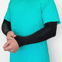 Par de Manguito Mangote Sport Proteção Solar UV50+ Corrida Fitness Academia Unissex Usee Brasil