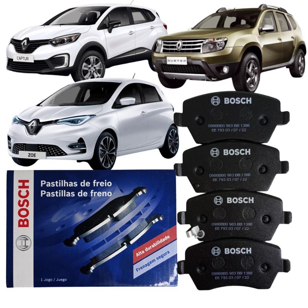 Jogo Pastilhas Freio Dianteiro Renault Captur Duster Zoe Bosch em Oferta na Shopee