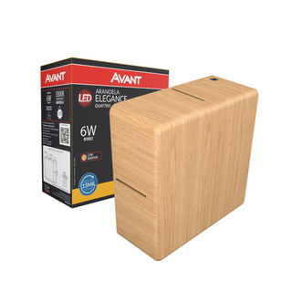 Arandela Led Elegance Quattro 6w 3000k Branco Quente 110v/220v Bivolt Ip65 a prova d
