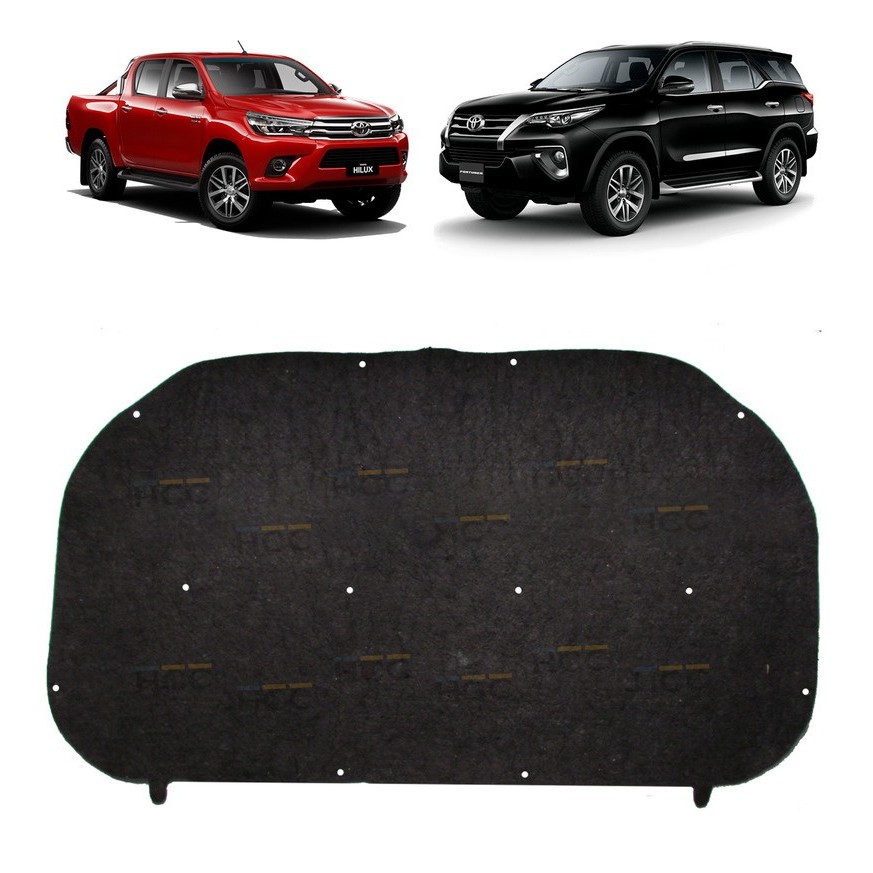 Kit Manta Forro Do Capô E Presilha Hilux 2019 2020 2021 2022