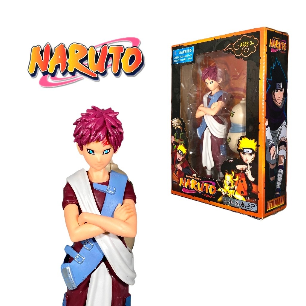 Boneco Gaara Naruto 18 cm Action Figure anime nerd geek action figure mais vendidos