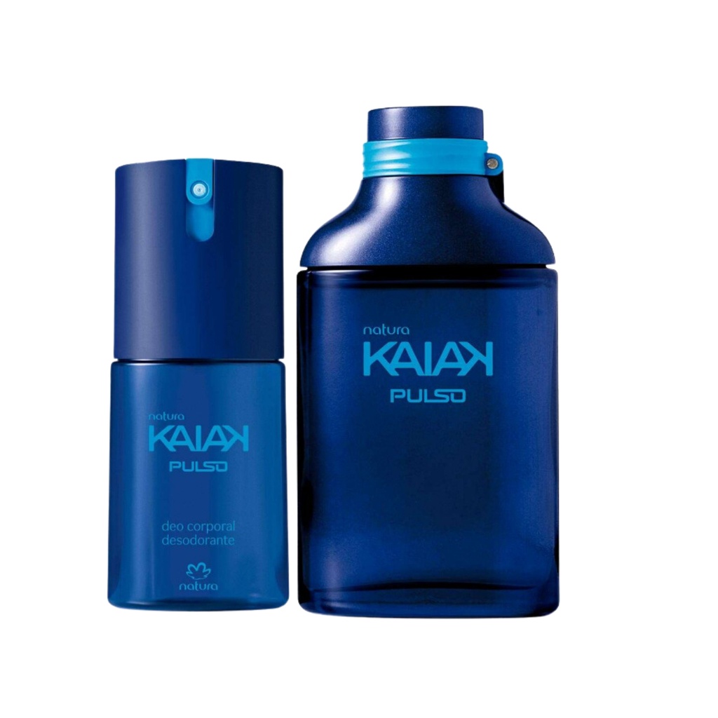 Kit Natura Kaiak Pulso Masculino 100ml + Deo Corporal 100ml