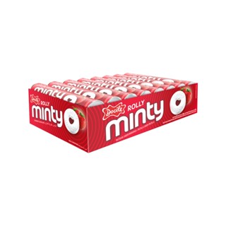 Caixa Pastilha Rolly Minty Morango Docile 16unX29g
