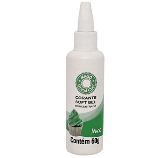Corante SoftGel Verde Folha 60g Mago em Oferta na Shopee