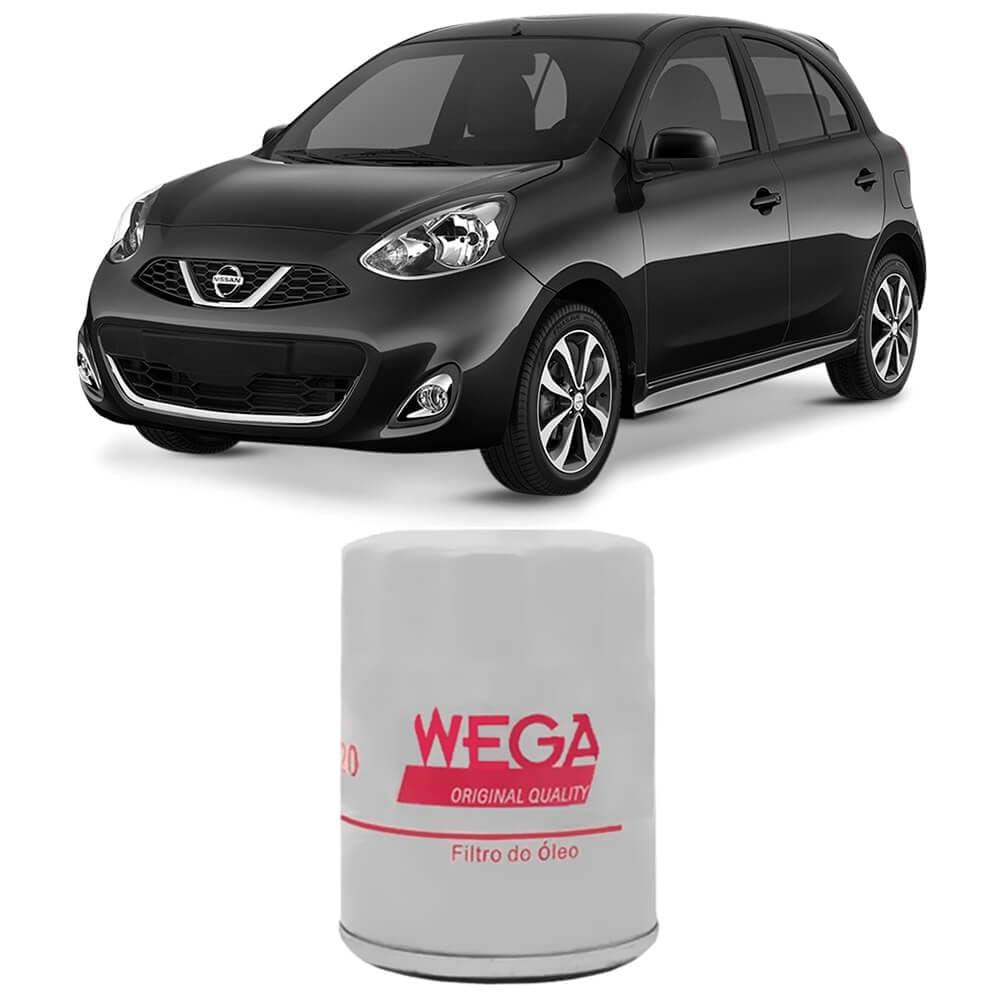Filtro Óleo Nissan March 1.6 2012 A 2018 Wega - Spare Parts and Accessories for Vehicles