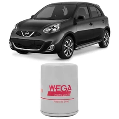 Filtro Óleo Nissan March 1.6 2012 A 2018 Wega