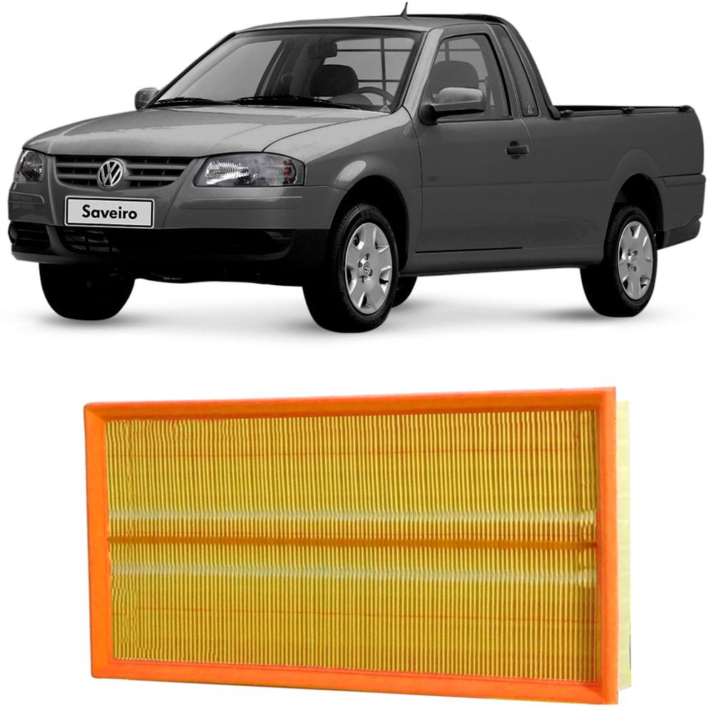 Filtro Ar Motor Volkswagen Saveiro 1.6 1.8 2.0 8v 96 2009 Te em Oferta na Shopee