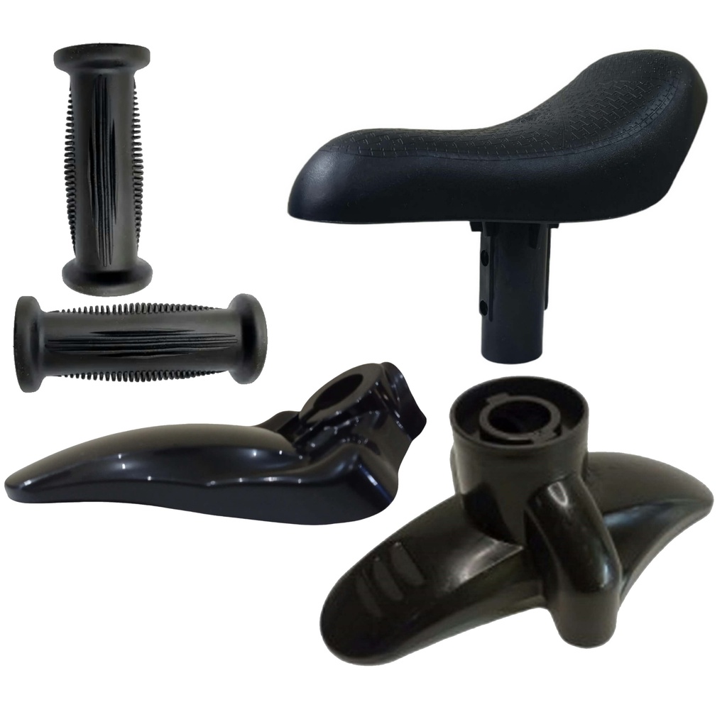 Kit Selim Manoplas Para Lamas(SÓ SERVE NA MARCA NATHOR) Para Bicicleta Do Aro 12 Nathor