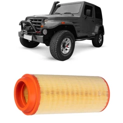 Filtro Ar Troller T4 2.8 2001 A 2005 Tecfil
