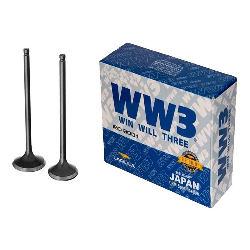 Valvula Admissao E Escap Ww3 Cg Fan 125 2009/ Bros 125 2013