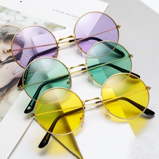 Óculos de Sol Hippie Retrô com Armação Redonda UNISEX em Oferta na Shopee